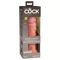   King Cock Elite 8 - realistický dildó s prísavkou - 20 cm - naturálny