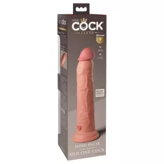  King Cock Elite 9 - realistický dildó s prísavkou - 23 cm - telová farba