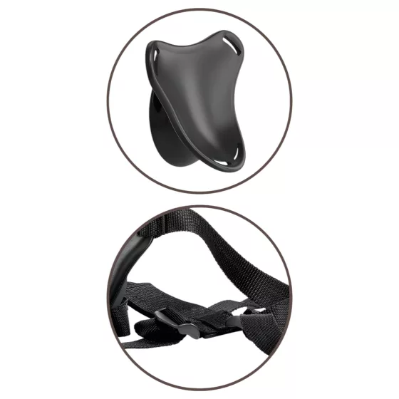 King Cock Elite Beginner's - nasadzovací dildo - realistické - silikón/natúr