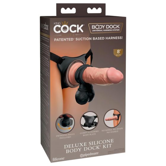 King Cock Elite Deluxe - pripínací dildo súprava