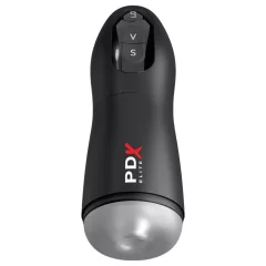   PDX Suck-O-Matic - masturbátor automatický akumulátorový - čierny