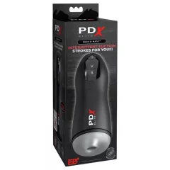   PDX Suck-O-Matic - masturbátor automatický akumulátorový - čierny