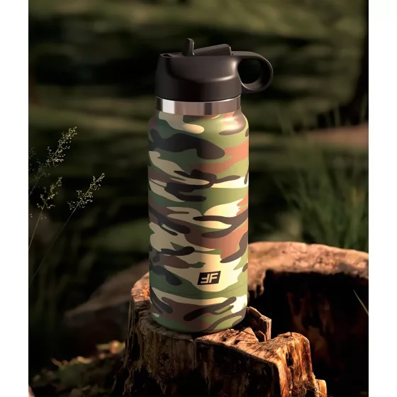 PDX - Fap Flask Happy Camper - masturbátor v fľaši (zeleno-čierny)