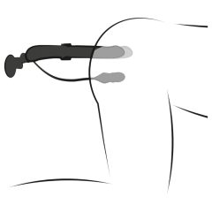 Fetish - tlačný vibrátor (čierny)