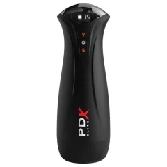 PDX Elite - masturbátor so saním a vibráciami - čierny