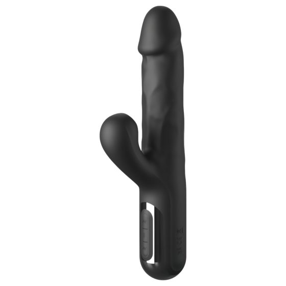 Fetish - 3-motorový tlačný vibrátor (čierny)
