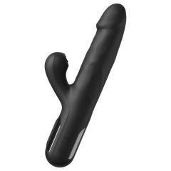 Fetish - 3-motorový tlačný vibrátor (čierny)
