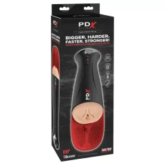   PDX Elite Fuck-O-Mat Pro XL - automatický vibračný masturbátor s vákuom - čierny