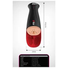   PDX Elite Fuck-O-Matic Pro XL automatický sací masturbátor - čierny
