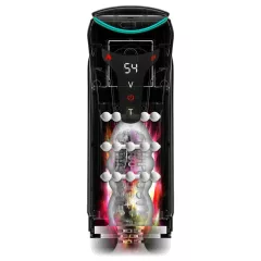   PDX Elite Moto-Bator Pro - automatický masturbátor s výhrevom a perlami - čierny