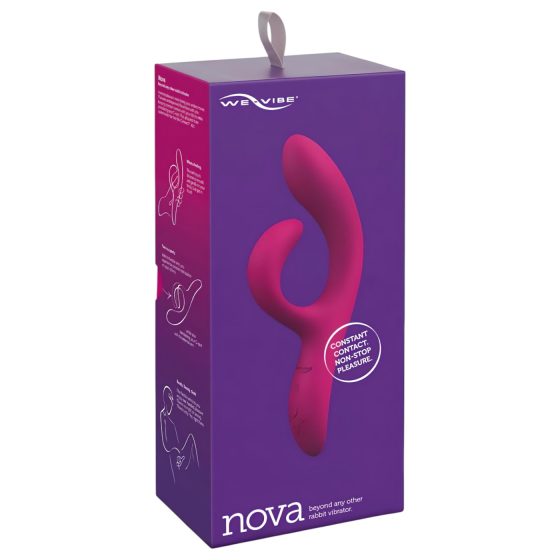We-Vibe Nova 2 - vibrátor s dráždiacim ramenom na klitoris - fialový