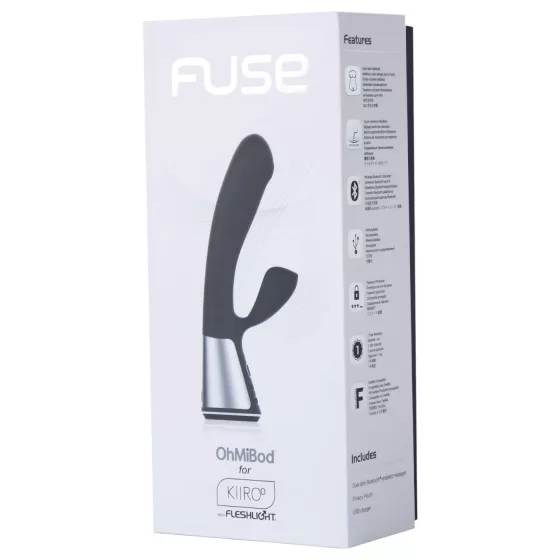 / Fleshlight OhMiBod Kiiroo - vibrátor s klitorisovým ramienkom ovládaný aplikáciou (čierny)