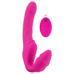 Strepless Strap-On - upevňovací vibrátor (ružový)