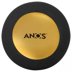 ANOS - análny vibrátor s rotujúcimi korálkami - čierny