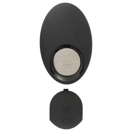 ANOS - análny vibrátor s rotujúcimi korálkami - čierny