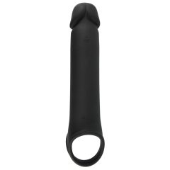   Rebel - nabíjací vibračný návlek na penis na diaľkové ovládanie (čierny)