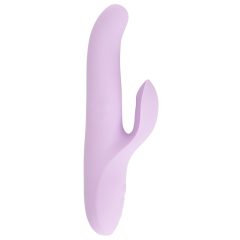   SMILE Thrusting - nabíjací vibrátor rotačný s ramenom na klitoris (fialový)