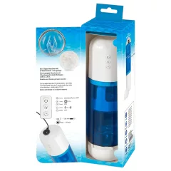  You2Toys - automatický masturbátor s rotáciou a tlakom - modro-biely