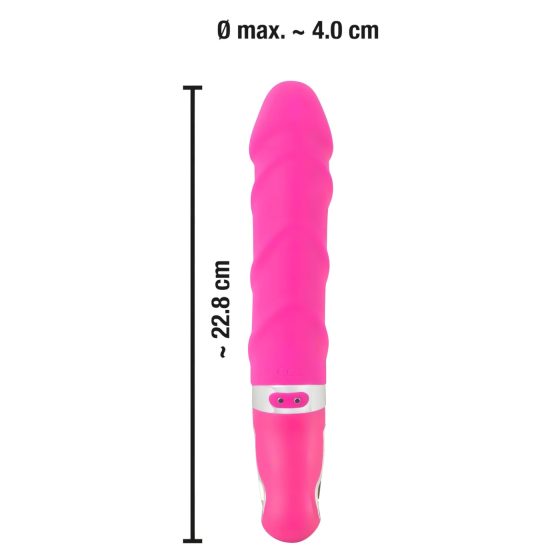 SMILE Soft - akumulátorový, vyhrievací vibrátor (ružový)