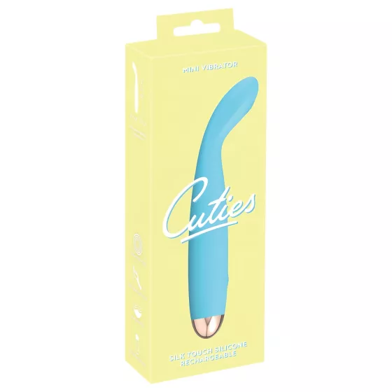 Cuties Mini - vibrátor na G bod - akumulátorový, vodotesný - tyrkysový