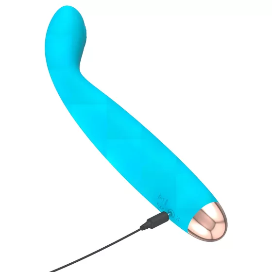 Cuties Mini - vibrátor na G bod - akumulátorový, vodotesný - tyrkysový