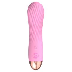   Cuties Mini - Nabíjací, vodotesný, špirálový vibrátor (ružový)