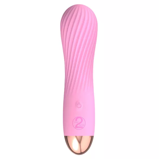 Cuties Mini - vibrátor pre ženy - vodotesný, nabíjateľný - ružový