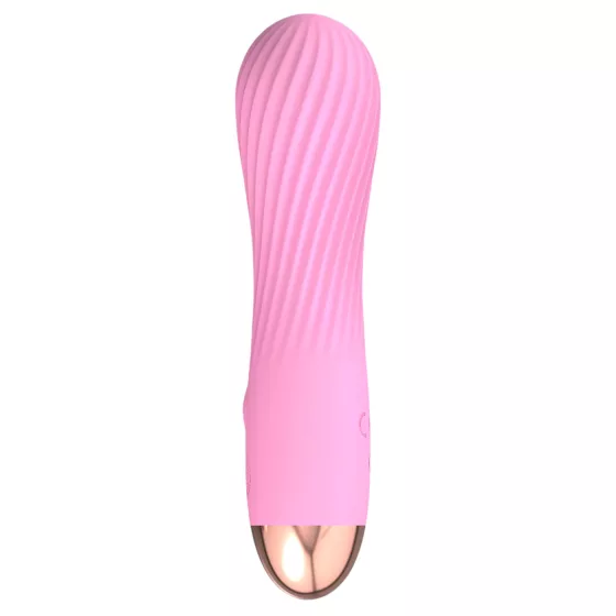 Cuties Mini - vibrátor pre ženy - vodotesný, nabíjateľný - ružový