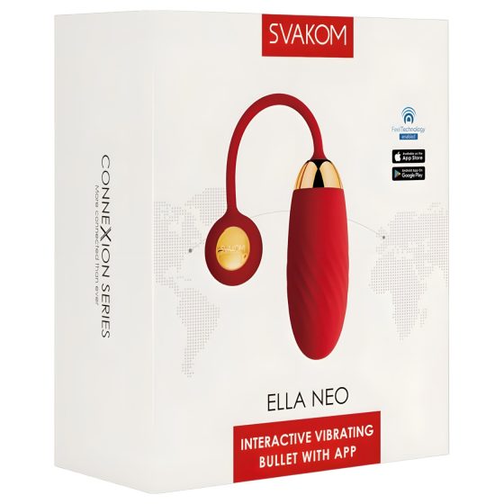 Svakom Ella Neo - smart vibračné vajíčko (červené)