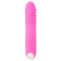   You2Toys - Blikajúci mini vibrátor - dobíjací, svietiaci vibrátor (ružový)