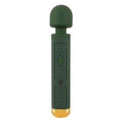   Emerald Love Wand - dobíjací, vodotesný masážny vibrátor (zelený)
