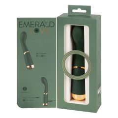   Emerald Love Luxurious G Spot Vibe - nabíjací, vodotesný vibrátor na bod G (zelený)