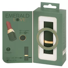   Emerald Love - akumulátorový, vodotesný vibrátor v tvare rúžu (červený)