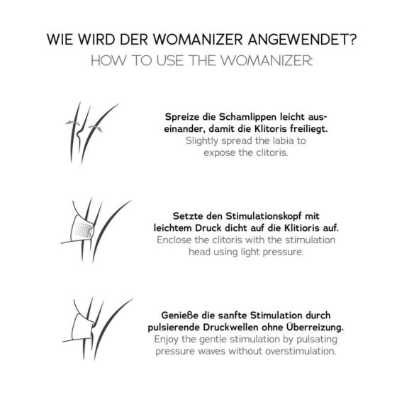 Womanizer Golden Moments 2 - Airwave Clitoral Vibrator Set (čierny)