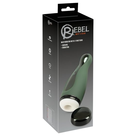 Rebel 2 Funkcie - akumulátorový, sací-vibračný masturbátor