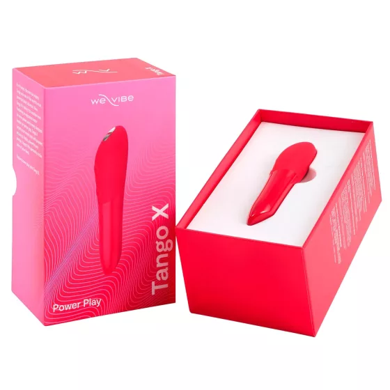 We-Vibe Tango X - vibrátor na klitoris - dobíjací, vodotesný - koralový