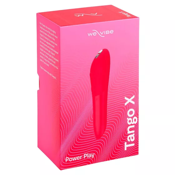 We-Vibe Tango X - vibrátor na klitoris - dobíjací, vodotesný - koralový