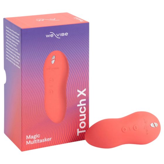 We-Vibe Touch X - nabíjací, vodotesný klitoriálny vibrátor (korálová)