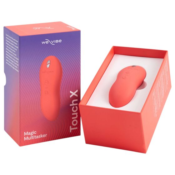 We-Vibe Touch X - nabíjací, vodotesný klitoriálny vibrátor (korálová)