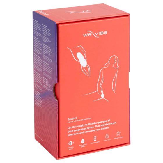 We-Vibe Touch X - nabíjací, vodotesný klitoriálny vibrátor (korálová)