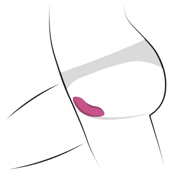 Svakom Edeny - dámsky vibračný vibrátor na nohavičky - fialový