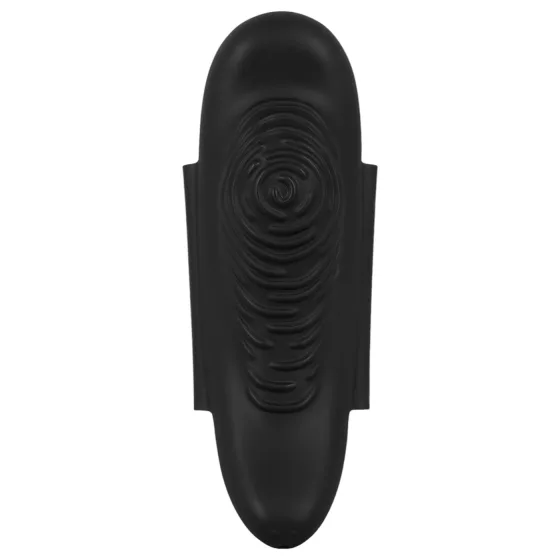 GoGasm Panty - vibrátor na klitoris - nabíjateľný, diaľkové ovládanie - čierny