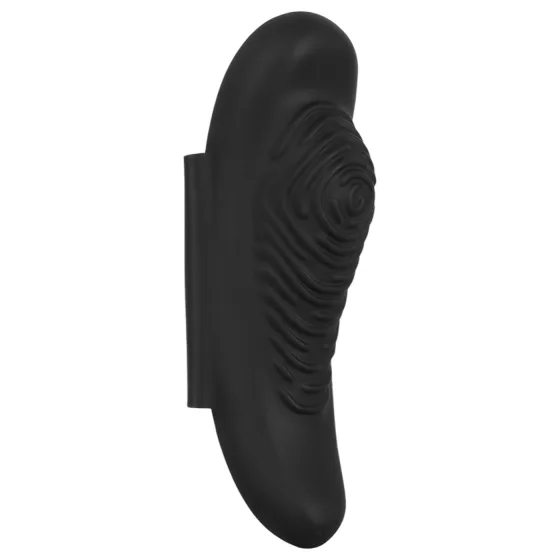 GoGasm Panty - vibrátor na klitoris - nabíjateľný, diaľkové ovládanie - čierny