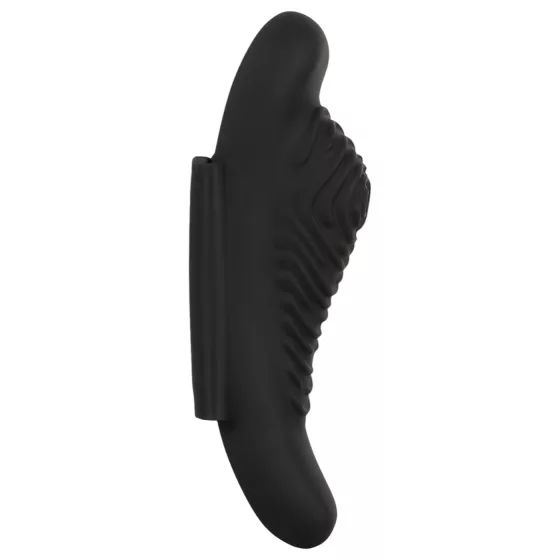 GoGasm Panty - vibrátor na klitoris - nabíjateľný, diaľkové ovládanie - čierny