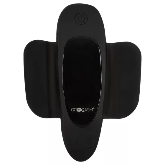 GoGasm Panty - vibrátor na klitoris - nabíjateľný, diaľkové ovládanie - čierny