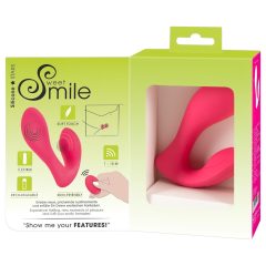  SMILE Panty - nabíjateľný, rádiový 2v1 vibrátor (ružový)
