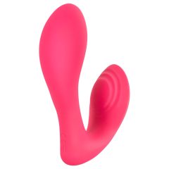   SMILE Panty - nabíjateľný, rádiový 2v1 vibrátor (ružový)