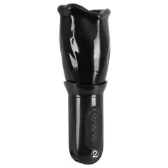   You2Toys - STROKER Rotating - akumulátorový, rotačný masturbátor v tvare úst (čierny)
