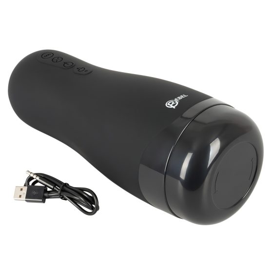 Rebel - masturbátor pre mužov - 3 funkcie, vyhrievaný, nabíjací - umelá vagína