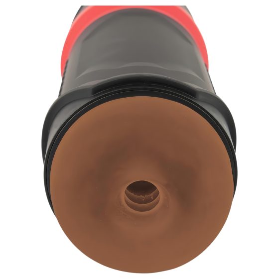 WYNE 04 - masturbátor nabíjateľný s vibráciou a saním - hnedý